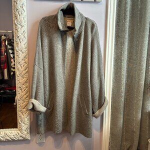 Wool Blend Oversized Shawl/Sweater in size Large